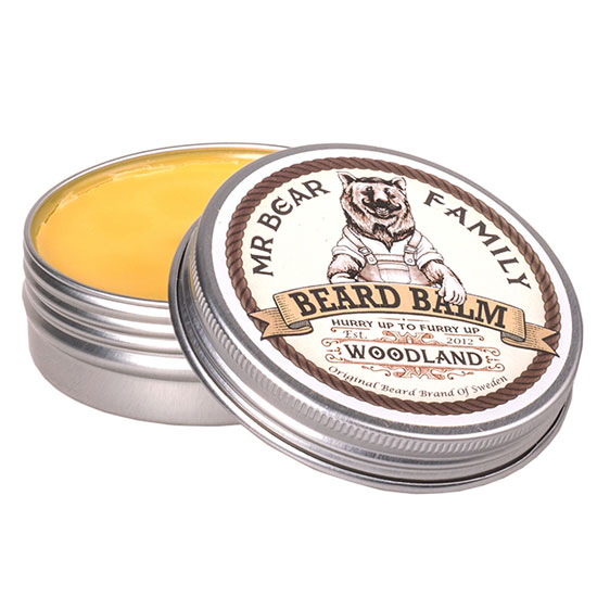 Mr. Bear Family balzam na fúzy a bradu Woodland